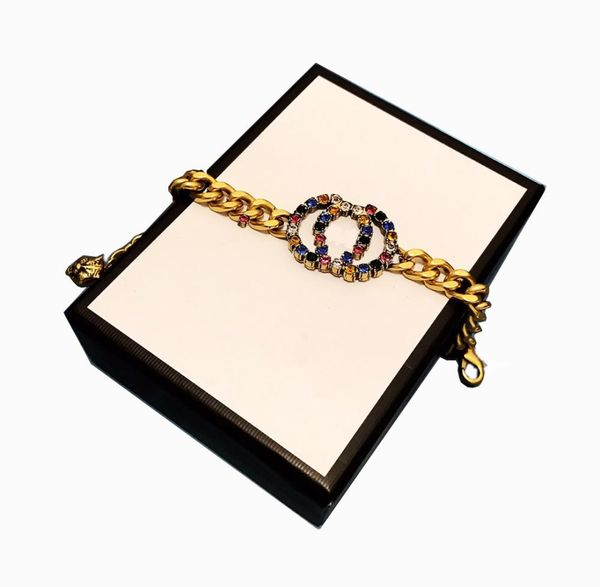 

designer charm bracelets for girls women colorful bead link chains love heart chain bracelets jewelry7675305, Golden;silver