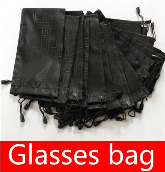 

promotion glasses bags soft waterproof plaid cloth sunglasses bag glasses pouch black color 17593cm moq20pcs6106302