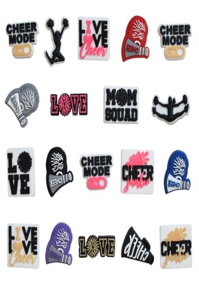 

cheerleading shoe charm parts accessories jibitz for charms pins buckle1157833, White;pink