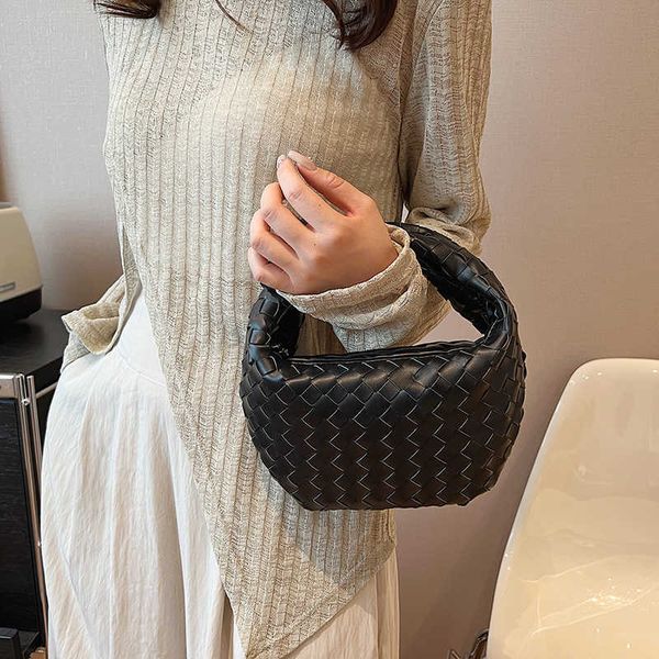

brand jodie tote bags botegss ventss for women online shop new niche design weaving art sense womens knotted cloud dumplings fashionable wit