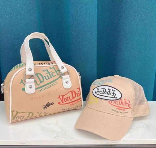 

designer handbags for women cute letter printing leather messenger bag purses and hat set cosmetic bags4177416