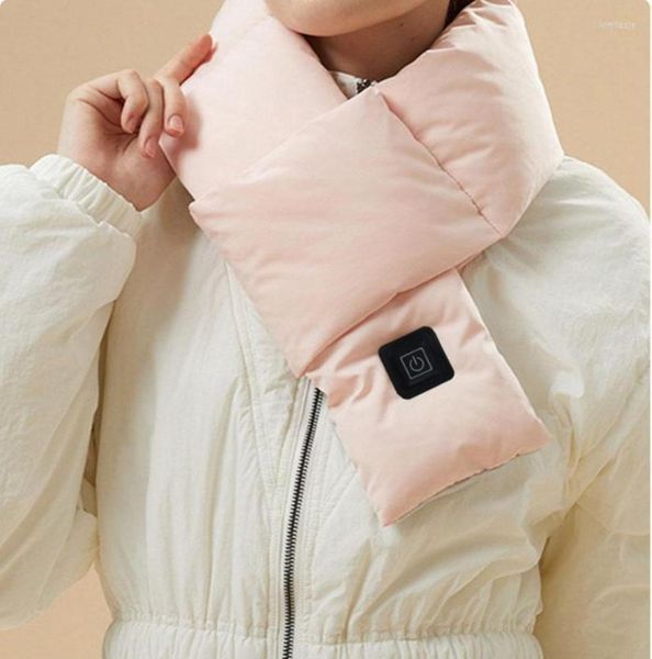 

scarves electric heating scarf men and women usb heated shawl to keep neck warm solid color 2022 winter supply no power bankscarve7356874, Blue;gray