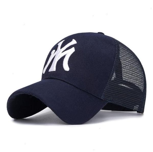 

athletic baseball fitted cap dad hat mesh trucker mens stretch fit professional7539151, Blue;gray