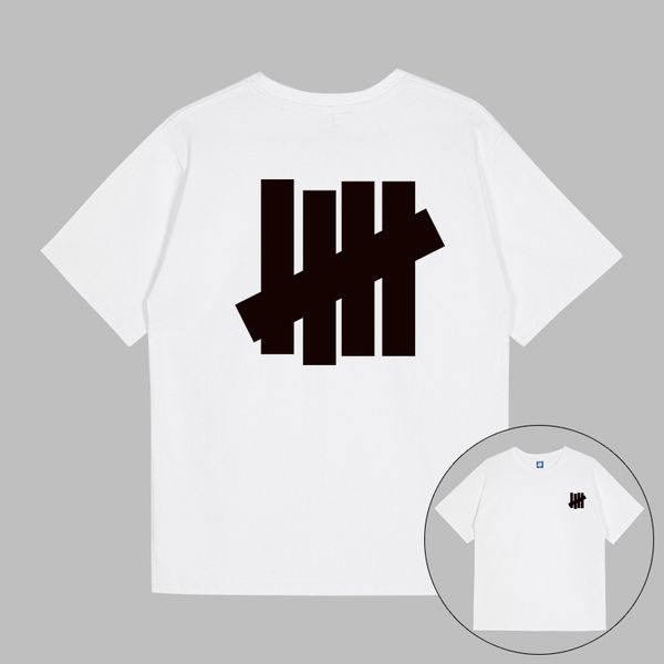 

2023 summer undefeated mens t-shirts designer t shirt graphic tee loose breathable oversize men women soft short sleeve size s-2xl 100% cott, White;black