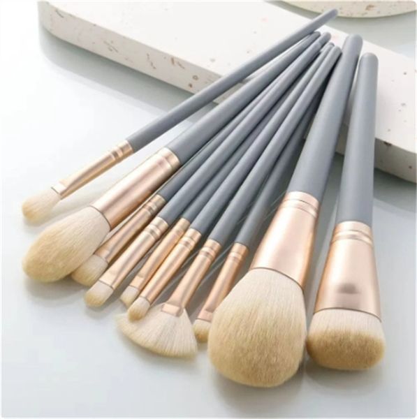 

13pcs soft fluffy makeup brushes set for cosmetics foundation blush powder eyeshadow kabuki blending makeup brush beauty tool b37