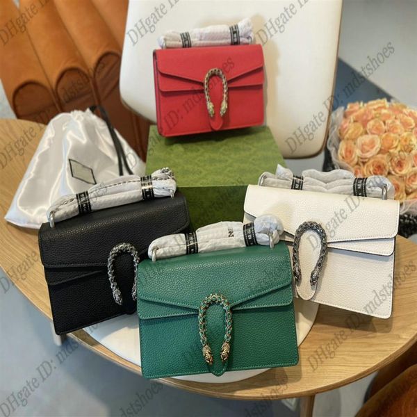 

dionysu small shoulder bag designer greek god chain leather flap with tiger snake clasp handle bags women luxurys handbag cross bo330b