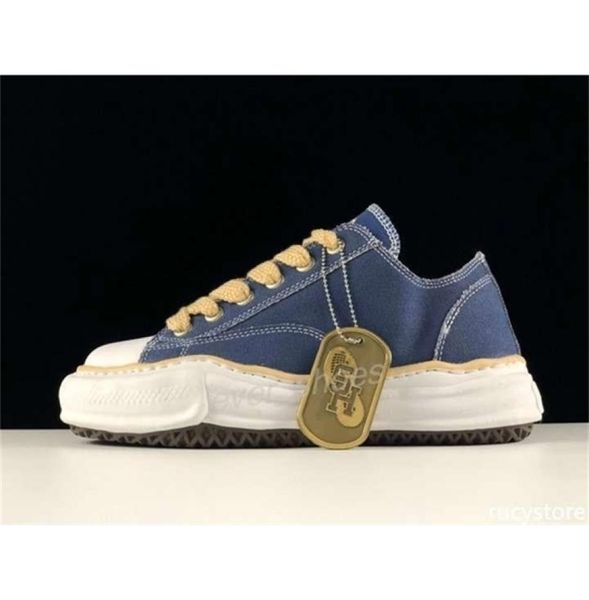 

ninew nigel cabourn maison mihara yasuhiro original sole canvas triple s platform casual shoes women mens designer sneakers boots9692866