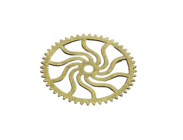 

75pcs zinc alloy charms antique bronze plated steampunk gear charms for jewelry making diy handmade pendants 25mm2117940, Bronze;silver