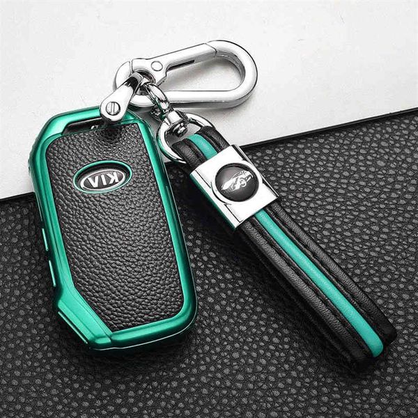 

soft tpu car cover case shell pocket for kia sportage ceed sorento cerato forte 2018 2019 smart key case accessories215s