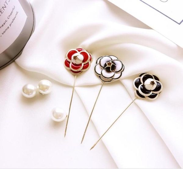

fashion new fashion flower brooch pin shawl buckle pearl pin type korean word pin accessories jewelry brooch7864007, Gray