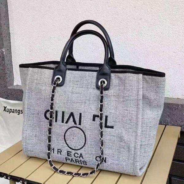

women's luxury classics handbags evening bags brand ch designers women beach bag canvas embroidered large female shopping handbag pearl