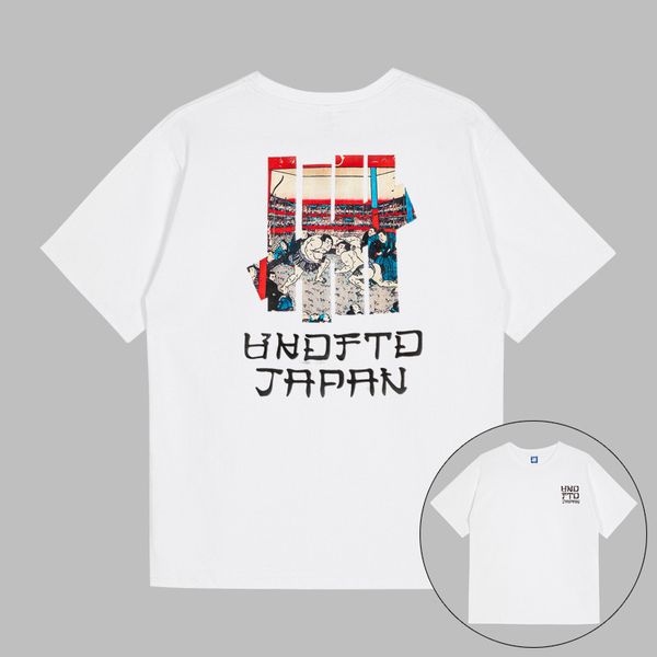 

2023 undefeated men's t-shirts designer t-shirts loose breathable oversize men women soft short sleeve size s-2xl 100% cotton graffiti, White;black