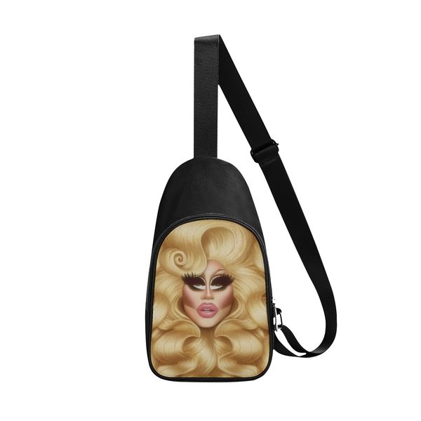 

diy custom men's chest bags women's shoulder bags chest bags yellow clovely production of personalized exclusive custom couple gif