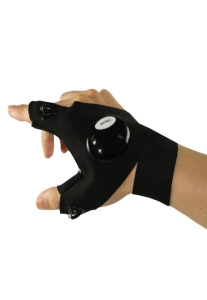 

night light gloves with led light black waterproof fabric rescue tools for adults mens womens outdoor fishing equipments cycli3938363, Blue;gray