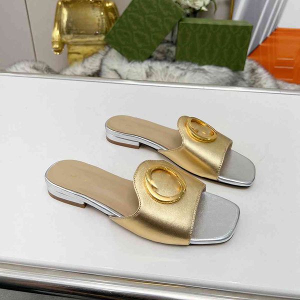 

women men leather g slide slipper sandals designer slides causal non-slip slides summer flip flops outdoor flower platform gfgdf, Black