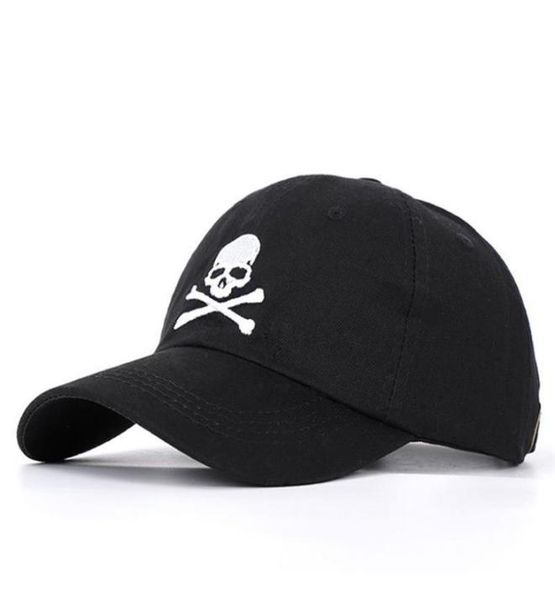 

cool men women skull embroidery sunshade baseball cap summer outdoor sport sunscreen hip hop adjustable cotton hats p55 22011869754358173, Blue;gray