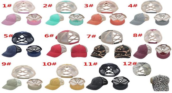 

washed ponytail hat party hats women ponytail sport cap hip hop snapback mesh cap party hats 12 styles dhc1264753107, Blue;gray