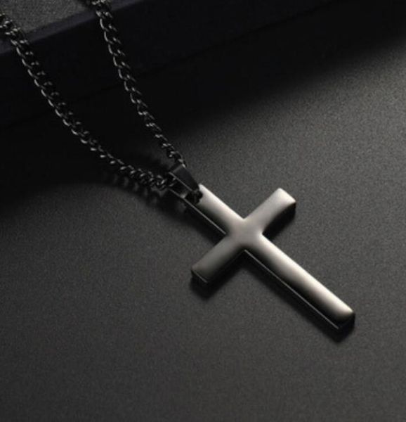 

new pendant necklace women men black chains stainless steel adjustable long necklaces jewelry gift wjl54134735174, Silver