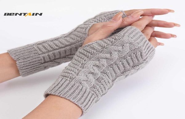 

fingerless gloves knitted gloves autumn winter short fingerless gloves keep warm open half finger mitten arm sleeve a5644340, Blue;gray