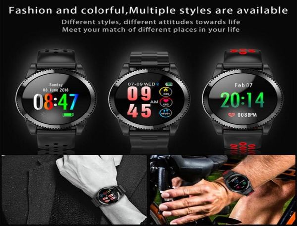 

l16 smart watch heart rate blood pressure measure sport fitness tracker pedometer smartwatch color screen band for android ios sma5195773