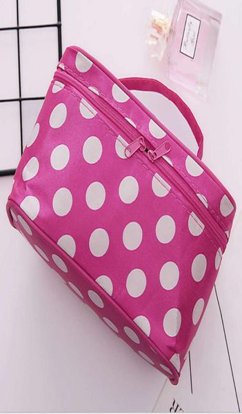 

hand portable cosmetic with mirror storage wash bag waterdichte pu makeup tas makeup brush orgaw1td5739654
