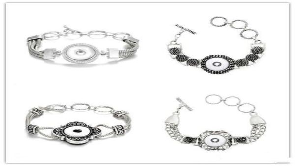 

snap button cuffs and buttons noosa snap bracelet 18mm chunks noosa snap jewelry for women bracelets silver plated65154685510337, Golden;silver
