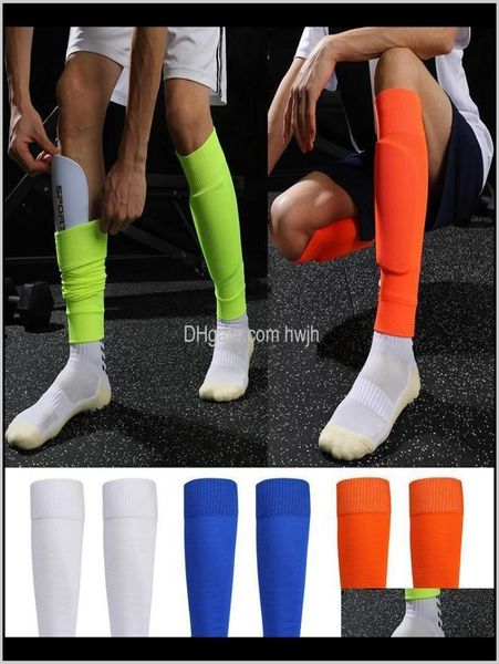 

elbow knee 1 pair hight elasticity soccer football shin guard adults socks pads professional legging shinguards sleeves protective3863050, Black;gray