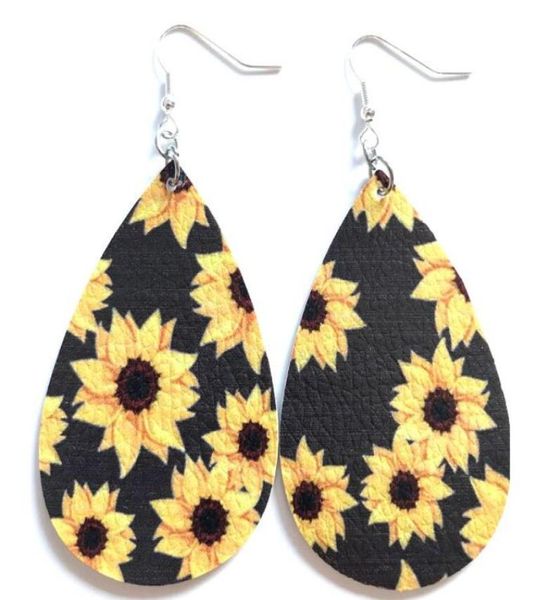 

leather earrings boho handmade personlized leather leaves earrings for women designer jewelry gift drop 6859028, Golden;silver