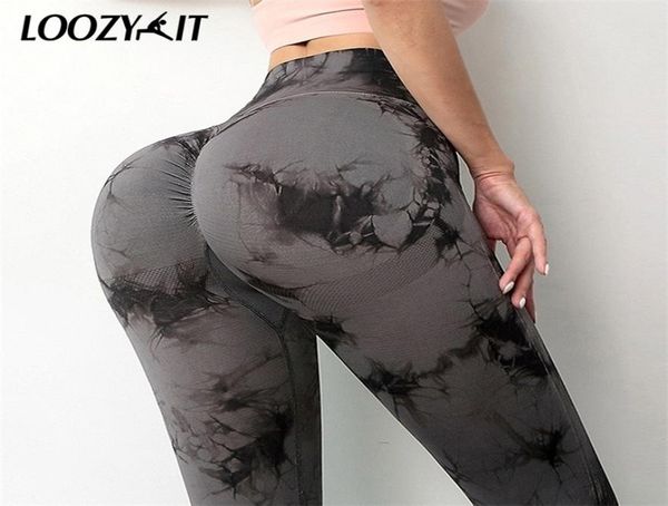 

yoga outfits tie dye pants sport leggings women seamless high waist push up woman tights fitness workout leggins gym clothing 22116265097, White;red