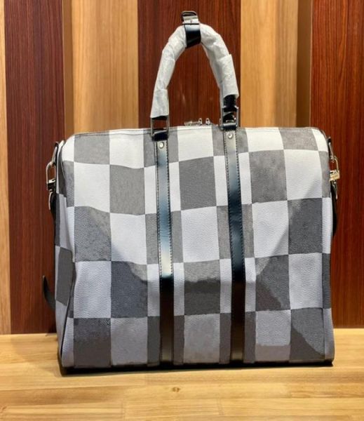 

keepall plaid animal travel bags bandouliere 50 mens womens yellow blue sport bag gradient tone clutch duffel duffle handbagnfcd4445294