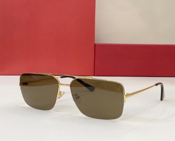 

sunglasses for women men summer 0244 style antiultraviolet retro plate square half frame fashion eyeglasses random box 0244s5402925, White;black