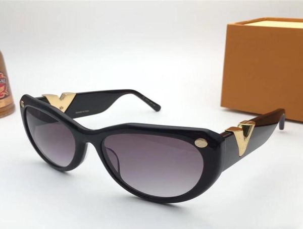 

new fashion designer women sunglasses 0902 cat frame simple popular style uv400 protection whole eyewear 150720, White;black