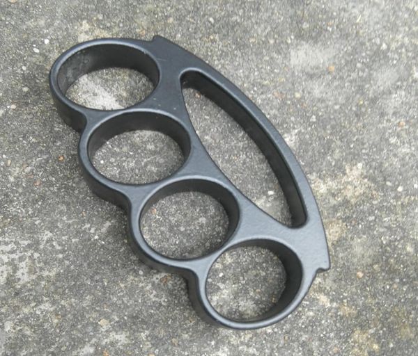 

multipurpose personal customization gear of belt buckle for men and women brass knuckle dusters black iron knuckles 1pcs6773396, Silver