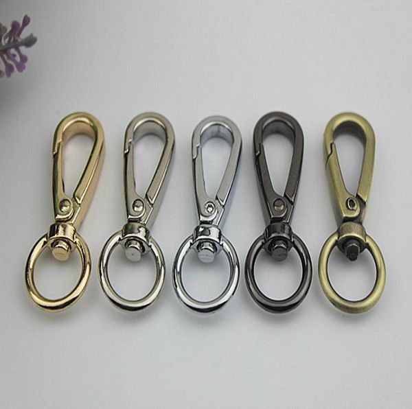 

strap bag metal buckles handbag hanger clasps lobster for dog collar keychain swivel trigger clips snap hook diy hardware accessor2201287, Black