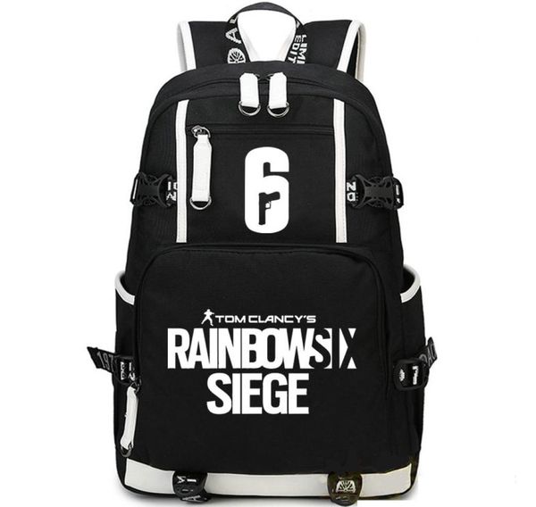 

rainbow six backpack shoot play daypack siege 6 schoolbag game rucksack sport school bag outdoor day pack3246864