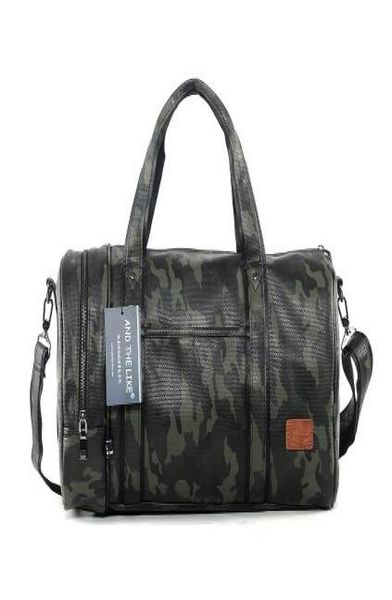 

factory whole brand men039s bag camo highcapacity portable satchel leisure travel bag korean fashion camouflage leather ha1651154