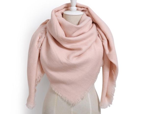 

fashiondrop brand fashion winter scarf for women solid color cashmere warm wrap scarf square blanket shawl fe8568704, Blue;gray