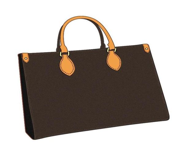 

2021lady bag fashion handbag classic style leather brown black flower large tote multi function9461327