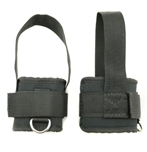 

1 pair fitness exercise resistance band ankle straps cuff crossfit workout4122486