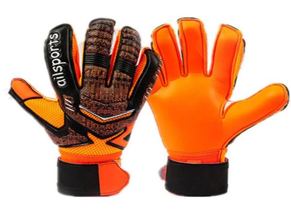 

youth goalies goalkeeper pinky gloves brand nk kids men goalie glove professional goalkeepers antislip plam sports football7260399, Black