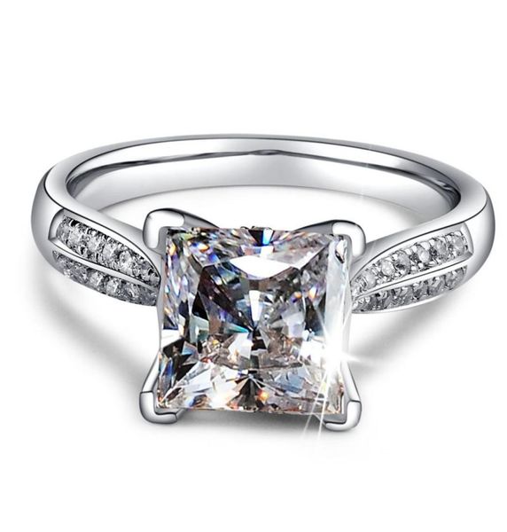 

wedding rings brand jewelry sona zirconia diamond 925 sterling silver engagement rings for women9016591