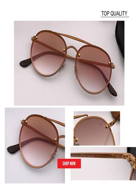 

fashion women sunglasses famous sun glasses big brand uv400 metal round frames whole factory rd3614 cool oculos fa8828382, White;black