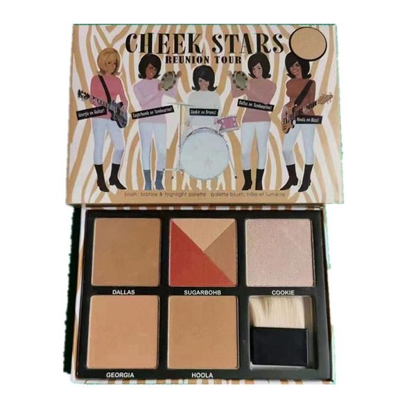 

5 color cheek stars palette reunion tour eye shadow palette2150