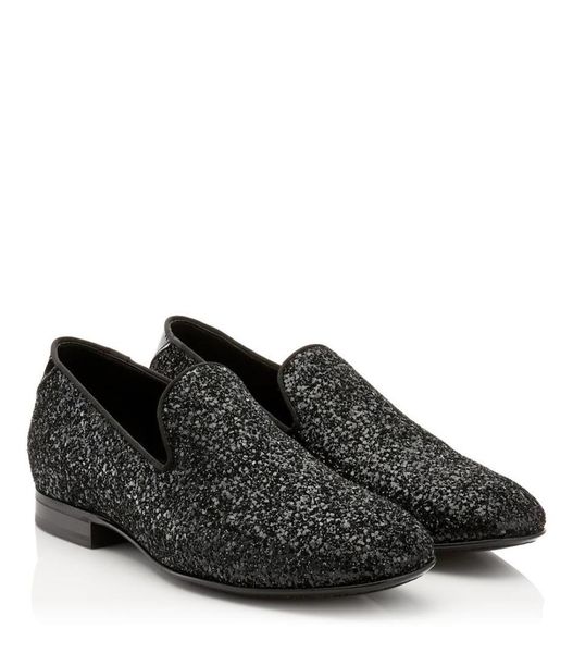 

dress shoes thame loafers in black grit glitter012345614746928291112