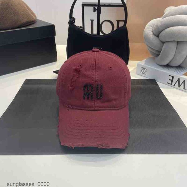 

wholesale luxury designers baseball hat womans mens sports casual caps 7 color letter mi u outdoor classic cowboy hats bkzz, Blue;gray