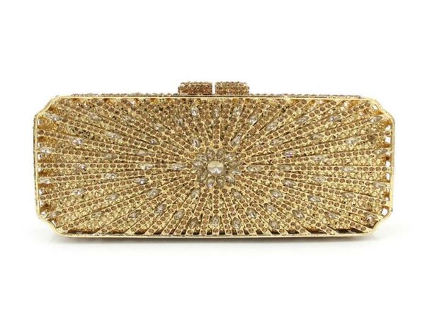 

gold women039s fashion crystal evening bag women bag wedding metal minaudiere clutch handbags and purses designer diamond weddi9278500