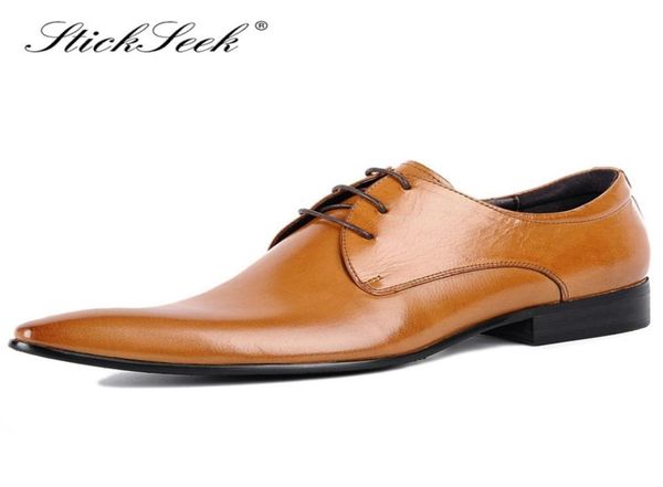 

dress shoes italian genuine leather man formal party pointed toe laces handmade men039s derby bridal wedding oxfords wf2478541750, Black