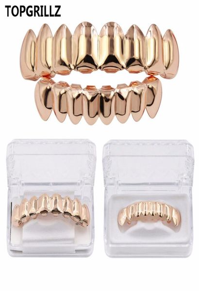 

rillz grillz set gold finish eight 8 teeth 8 bottom tooth plain hip hop grills237j8117545, Black