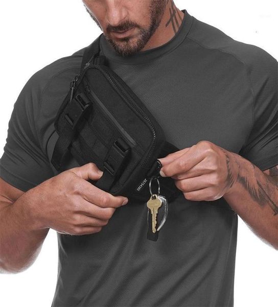

waist bags multifunction droppable key clothes men sport pocket casual chest pack purse belt bag19477486