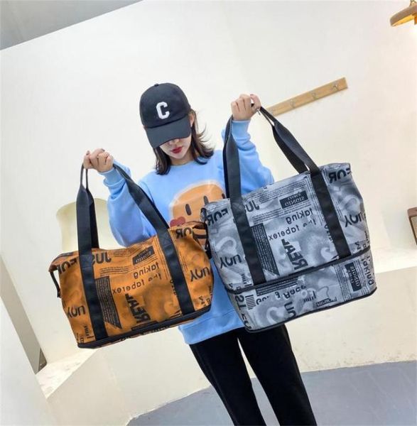 

duffel bags travel bag organizer fashion carry on hand luggage for woman waterproof sports gym fitness crossbody weekend overnight7905924